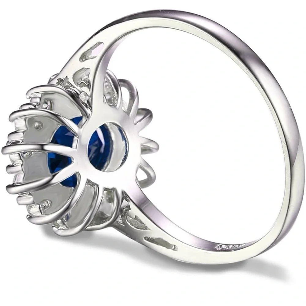 Sapphire Gemstone Ring Princess Dianna Ring